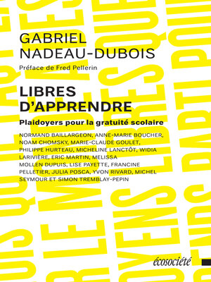 cover image of Libres d'apprendre